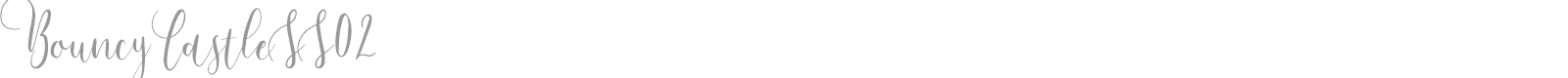 Bouncy Castle font preview